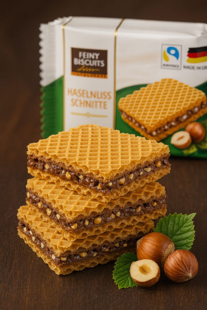 Feiny Biscuits Haselnuss - Schnitten 167g ( 8 x 20,8g )