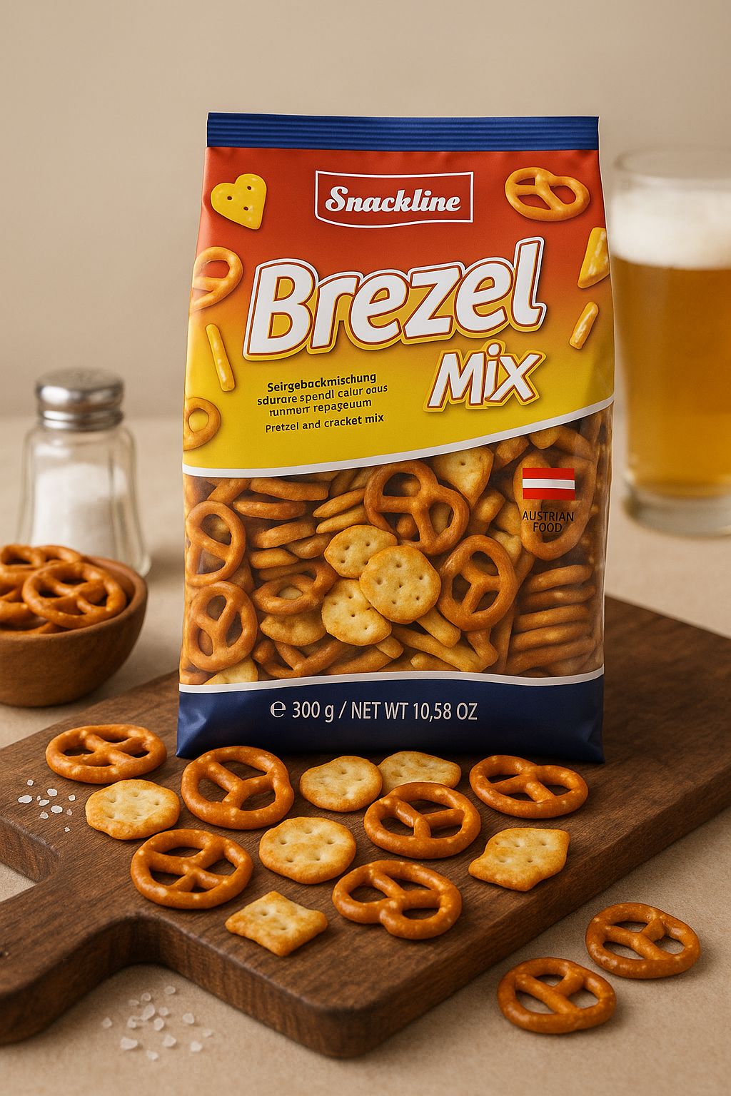 Snackline Brezel Mix 300g Salzgebäckmischung