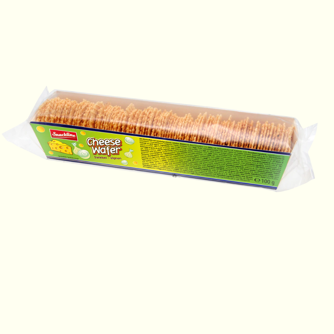 Snackline Käsewaffeln Zwiebeln hauchdünn