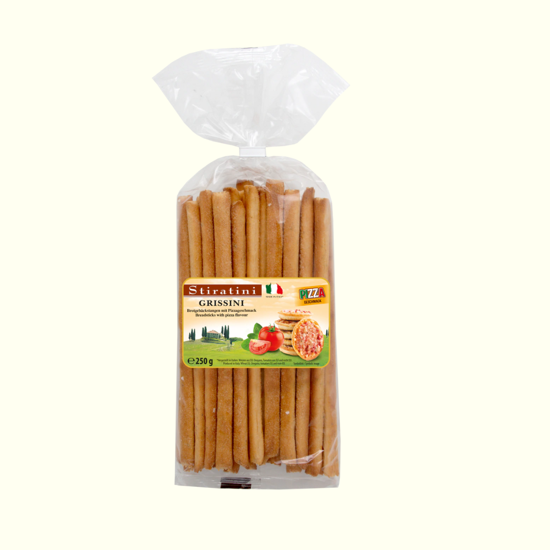 Stiratini Grissini Brotgebäckstangen mit Pizzageschmack 250g