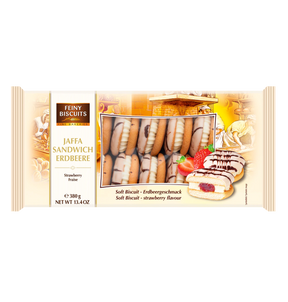 Feiny Biscuits Jaffa Sandwich Erdbeere 380g