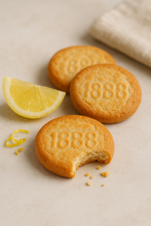 Les Palets De La Mère Poulard Citron French Shortbreads 125g