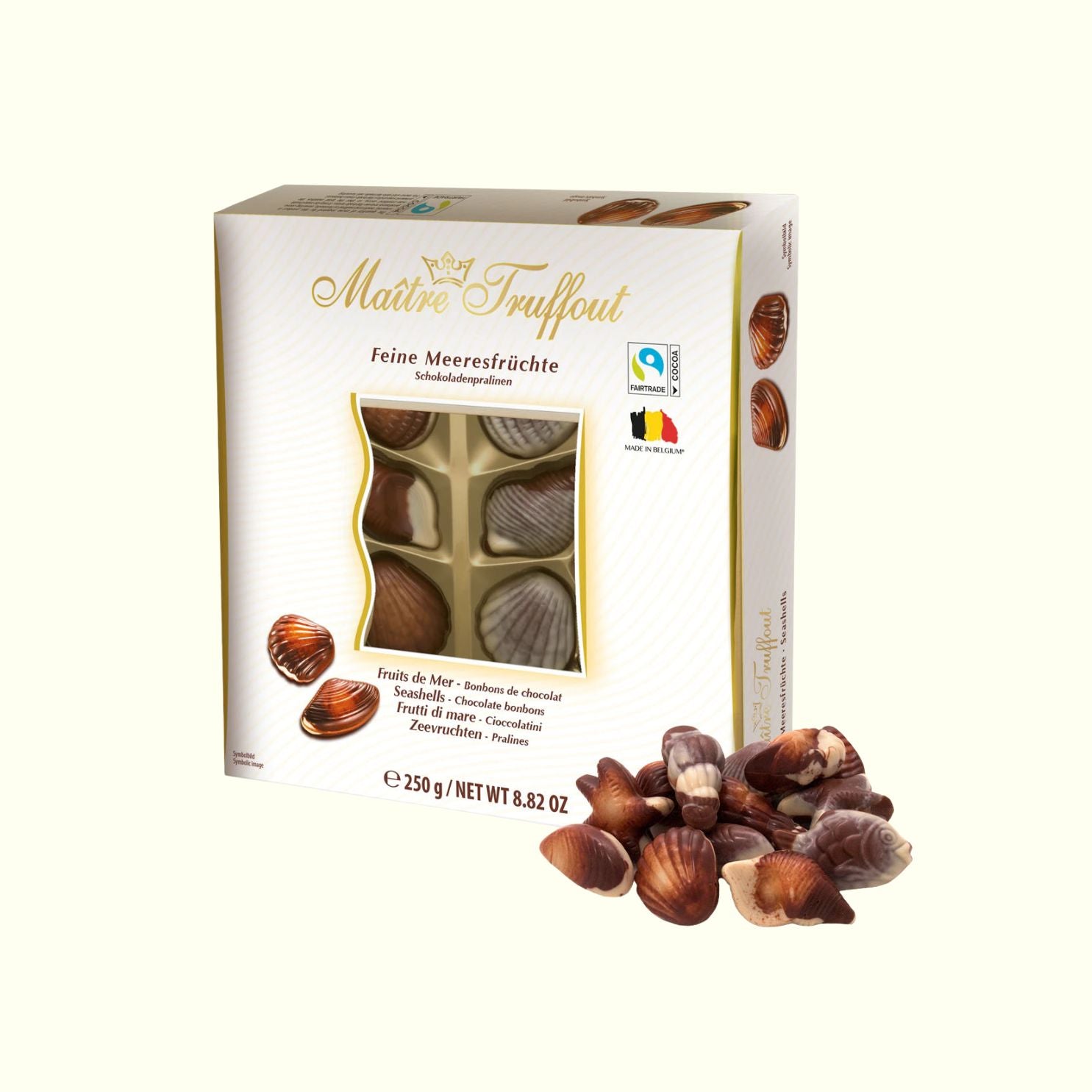 Maître Truffout Feine Meeresfrüchte Schokoladenpralinen 250g - TopCandy