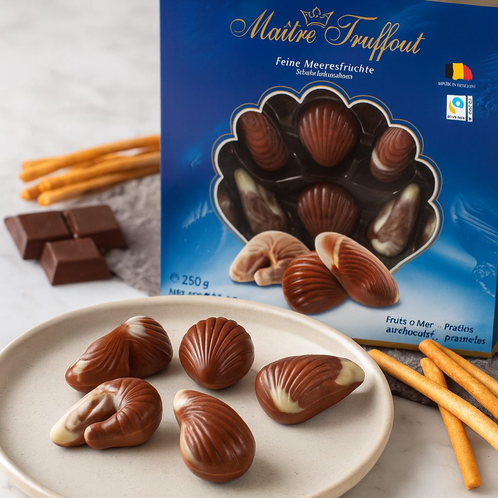 Maître Truffout Feine Meeresfrüchte Schokoladenpralinen 250g