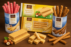 Feiny Biscuits Gefüllte Waffeln mit Haselnusscreme 250g