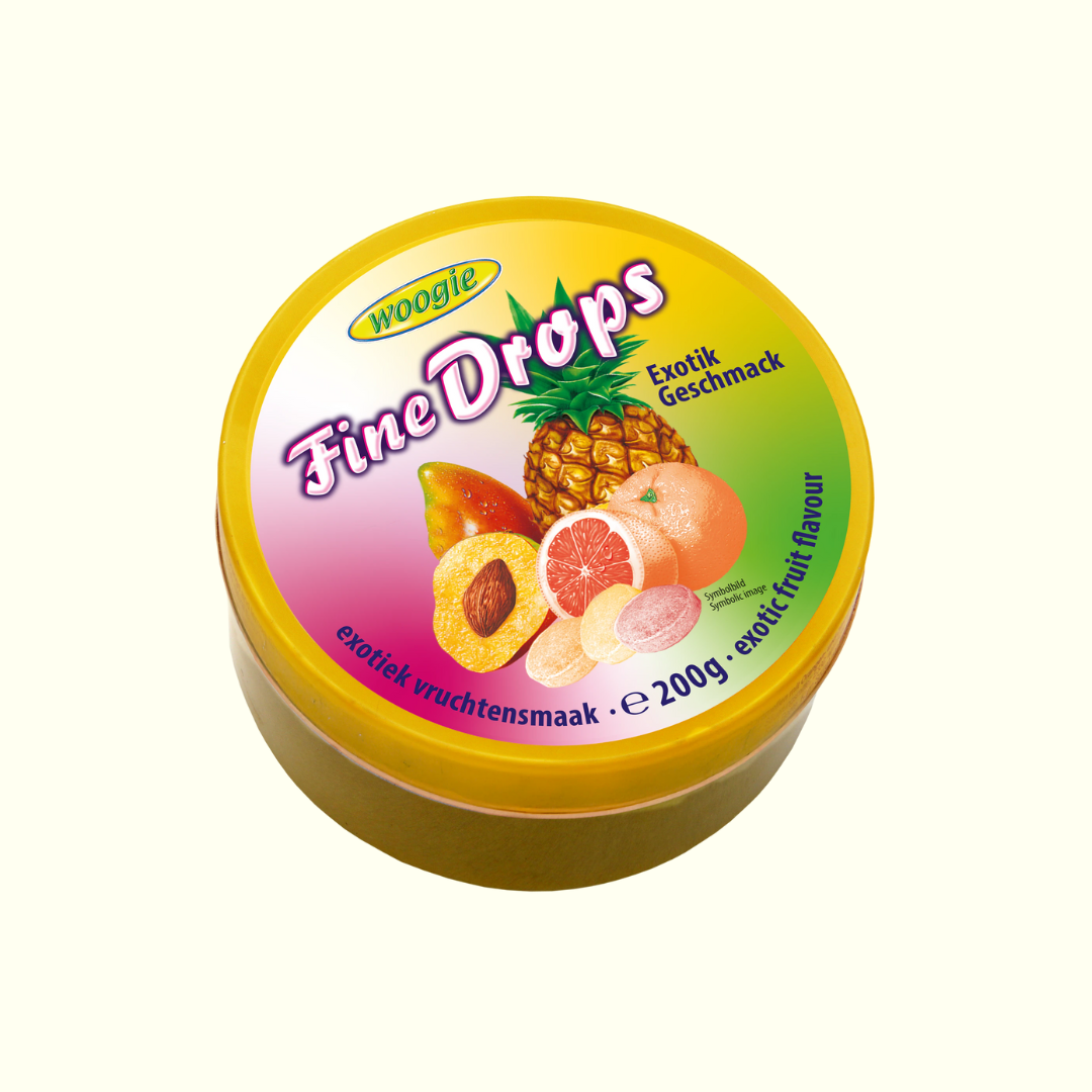 Woogie Fine Drops Exotik Geschmack 200g