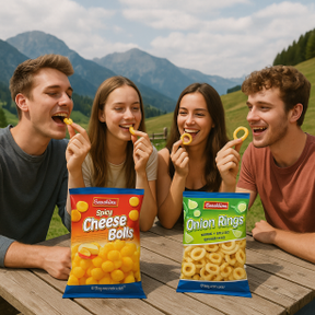 Snackline Spicy Cheese Balls 125g